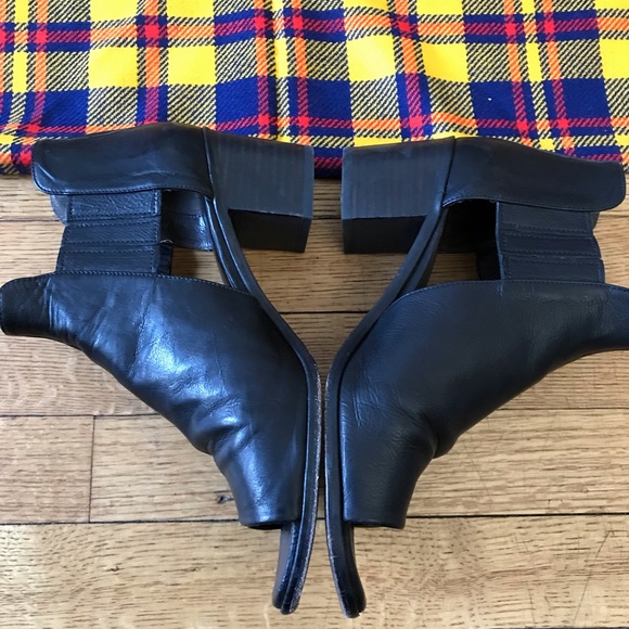 Coclico Zephira Black Cutout Heel Sandal Velcro - Picture 5 of 8